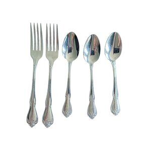 Vintage Oneida True Rose Rogers Enchantment Silverplate Flatware Set Collection